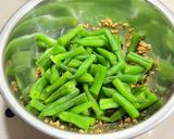 レンチンで簡単🎵いんげんのごま和え作り方4写真