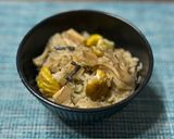 蒸し器で作る 栗入り山菜おこわ作り方16写真
