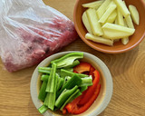 豚こま切れ肉で作る◎お手軽青椒肉絲作り方1写真