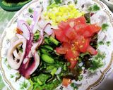 家族が大〜好き冷やしサラダうどん♪♪作り方4写真