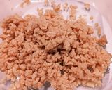 給食の手作り大豆とチーズ入りハンバーグ作り方1写真