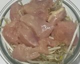 レンチンだけ!洗い物3つの鶏ムネ生姜焼き作り方2写真