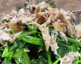 ほぐし塩焼鯖とほうれん草の梅肉和え作り方4写真