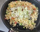 ボリュームたっぷりコロッケチャーハン作り方6写真