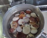 ホタテ稚貝のお味噌汁作り方2写真