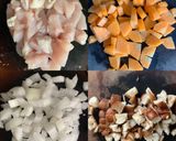 バター香る！鶏ときのこのガーリックピラフ作り方1写真