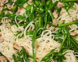 味付け楽々♩ニラ豚そうめん作り方5写真
