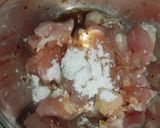 菜の花と鶏もも肉の麻婆豆腐作り方3写真