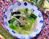 えのきレタスわかめの食物繊維スープ♪作り方4写真