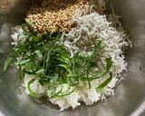 大葉とじゃこのおにぎり作り方1写真