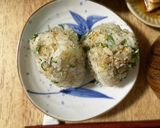 大葉とじゃこのおにぎり作り方3写真