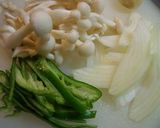 ランチに☆タコと野菜のペペロンチーノ作り方1写真
