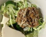 長ネギ香る低糖質シャキシャキ旨味サラダ作り方3写真