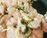 マッシュルーム＆ナチュラルチーズの焼き飯作り方1写真