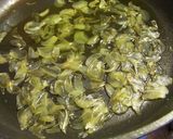無添加　鶏肉とベーコンの青紫蘇パスタ作り方2写真