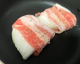 新玉ねぎの豚バラ巻き照り焼き作り方2写真