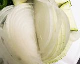 ズッキーニとほうれん草のペンネグラタン作り方2写真