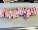 ぷ〜さん風、豚バラ肉の味噌漬け焼き作り方1写真
