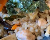 お焦げがたまらん！土鍋で五目炊き込みご飯作り方6写真