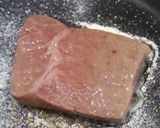 焼く前の湯煎で最善のステーキ♪ver.3作り方4写真