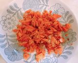 レンチンで♡鮭粗ほぐしのクリームパスタ♡作り方1写真