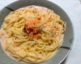 レンチンで♡鮭粗ほぐしのクリームパスタ♡作り方10写真