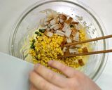 グリンピースとコーンのかき揚げ★動画あり作り方7写真