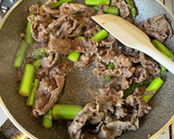 りまちさん風、牛肉のアスパラ炒め作り方7写真
