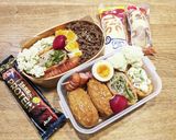高2男子弁当！そぼろ・お稲荷サラダ♪24作り方1写真