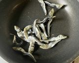 鯵の胡麻漬け煮干しのスパゲッティ作り方2写真