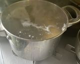 鯵の胡麻漬け煮干しのスパゲッティ作り方6写真