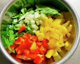 セロリの葉たっぷり!ガパオライス作り方1写真