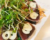 鰹たたきの薬味でさっぱりサラダ作り方3写真