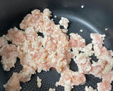 スープ生活　中華風、豆腐と卵とひき肉と作り方2写真