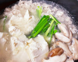 スープ生活　中華風、豆腐と卵とひき肉と作り方3写真