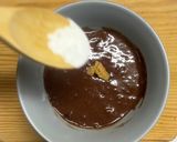 【レンジ】プロテインチョコバナナケーキ＊作り方3写真