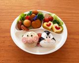 アンパンマンと、おむすびまんプレート作り方6写真