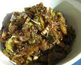 無添加　セロリと鰹節の醤油炒め作り方3写真