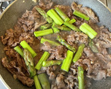 りまちさん風、牛肉のアスパラ炒め作り方6写真