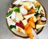 お一人様☆冷凍麺に根菜レモン味噌味ナムル作り方9写真