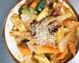 お一人様☆冷凍麺に根菜レモン味噌味ナムル作り方15写真
