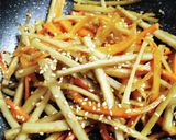 甘辛きんぴらごぼう　弁当用作り方4写真