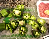 出来るだけ簡単にしたピーマンの肉詰め作り方1写真