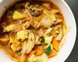 お一人様☆レンジ簡単オイシチューライス作り方17写真