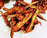 唐揚げ粉で、ごぼう・シイタケも唐揚げ❣作り方4写真