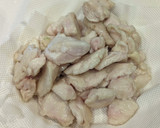 やわらかむね肉のオイスターソース炒め作り方6写真