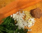 ご飯泥棒サーモンのなめろう作り方1写真