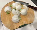 まるごと！かぶと挽肉のあんかけ作り方1写真