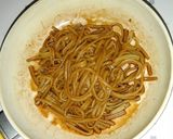 半玉素焼きそば：真夜中に小腹が空きました作り方4写真