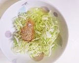 お弁当にお好み焼き風!目玉焼き作り方1写真